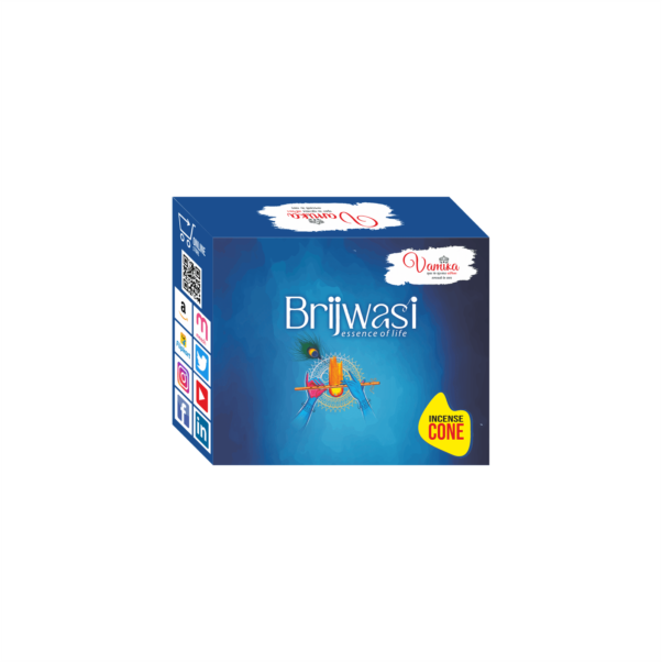 Vamika Combo of Brijwasi Incense Sticks Zipper & Cone - Image 2