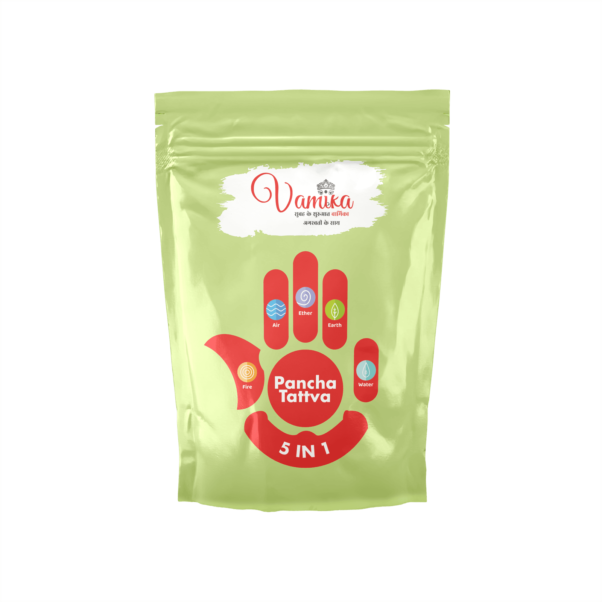 Vamika Pancha Tattva 5 in 1 Incense Sticks | Family Zipper | Pack of 3