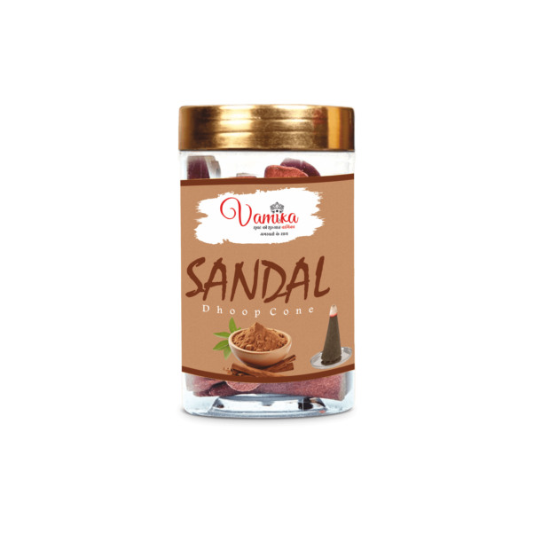 Vamika Sandal Jar Dhoop Cone